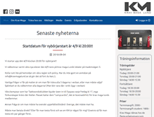 Tablet Screenshot of kravmagalund.se